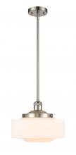  201S-SN-G691-12 - Bridgeton - 1 Light - 12 inch - Brushed Satin Nickel - Stem Hung - Mini Pendant