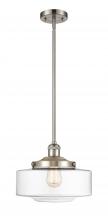  201S-SN-G692-12 - Bridgeton - 1 Light - 12 inch - Brushed Satin Nickel - Stem Hung - Mini Pendant