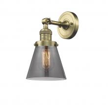  203-AB-G63-LED - Cone - 1 Light - 6 inch - Antique Brass - Sconce