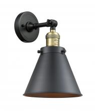  203-BAB-M13-BK - Appalachian - 1 Light - 8 inch - Black Antique Brass - Sconce