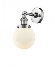 Innovations Lighting 203-PC-G201-6-LED - Beacon - 1 Light - 6 inch - Polished Chrome - Adjustable Sconce