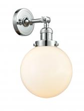 Innovations Lighting 203-PC-G201-8-LED - Beacon - 1 Light - 8 inch - Polished Chrome - Adjustable Sconce