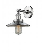 Innovations Lighting 203-PC-M7-LED - Railroad - 1 Light - 8 inch - Polished Chrome - Adjustable Sconce