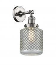  203-PN-G262 - Stanton - 1 Light - 6 inch - Polished Nickel - Sconce