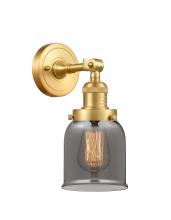  203-SG-G53-LED - Bell - 1 Light - 5 inch - Satin Gold - Sconce