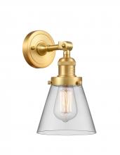  203-SG-G62 - Cone - 1 Light - 6 inch - Satin Gold - Sconce