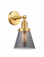  203-SG-G63-LED - Cone - 1 Light - 6 inch - Satin Gold - Sconce