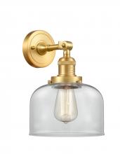  203-SG-G72 - Bell - 1 Light - 8 inch - Satin Gold - Sconce