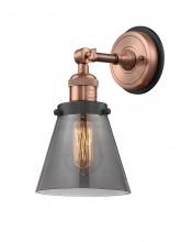  203BP-ACBK-G63 - Cone - 1 Light - 6 inch - Antique Copper - Sconce