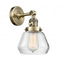  203SW-AB-G172 - Fulton - 1 Light - 7 inch - Antique Brass - Sconce