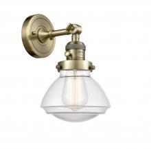  203SW-AB-G322 - Olean - 1 Light - 7 inch - Antique Brass - Sconce