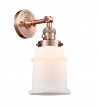  203SW-AC-G181 - Canton - 1 Light - 7 inch - Antique Copper - Sconce