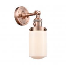  203SW-AC-G311 - Dover - 1 Light - 5 inch - Antique Copper - Sconce