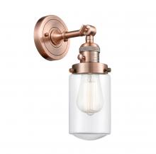  203SW-AC-G312 - Dover - 1 Light - 5 inch - Antique Copper - Sconce