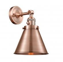  203SW-AC-M13-AC - Appalachian - 1 Light - 8 inch - Antique Copper - Sconce