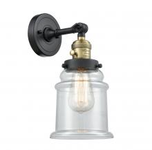  203SW-BAB-G182 - Canton - 1 Light - 7 inch - Black Antique Brass - Sconce