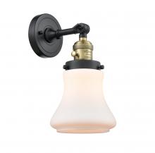  203SW-BAB-G191 - Bellmont - 1 Light - 7 inch - Black Antique Brass - Sconce