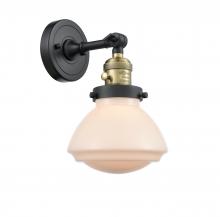  203SW-BAB-G321 - Olean - 1 Light - 7 inch - Black Antique Brass - Sconce