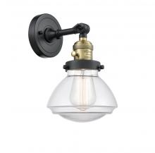  203SW-BAB-G322 - Olean - 1 Light - 7 inch - Black Antique Brass - Sconce