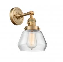  203SW-BB-G172 - Fulton - 1 Light - 7 inch - Brushed Brass - Sconce