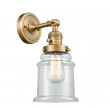  203SW-BB-G182 - Canton - 1 Light - 7 inch - Brushed Brass - Sconce