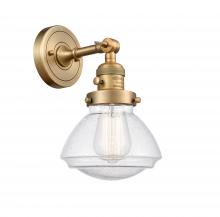  203SW-BB-G324 - Olean - 1 Light - 7 inch - Brushed Brass - Sconce