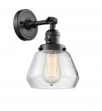  203SW-BK-G172 - Fulton - 1 Light - 7 inch - Matte Black - Sconce