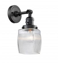  203SW-BK-G302 - Colton - 1 Light - 6 inch - Matte Black - Sconce