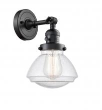  203SW-BK-G324 - Olean - 1 Light - 7 inch - Matte Black - Sconce