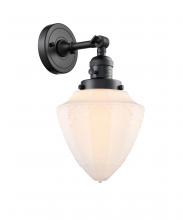  203SW-BK-G661-7 - Bullet - 1 Light - 7 inch - Matte Black - Sconce