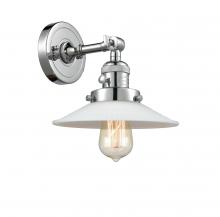  203SW-PC-G1 - Halophane - 1 Light - 9 inch - Polished Chrome - Sconce