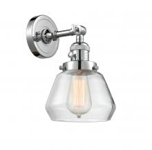  203SW-PC-G172 - Fulton - 1 Light - 7 inch - Polished Chrome - Sconce