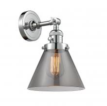 Innovations Lighting 203SW-PC-G43 - Cone - 1 Light - 8 inch - Polished Chrome - Adjustable Sconce