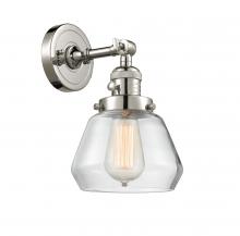  203SW-PN-G172 - Fulton - 1 Light - 7 inch - Polished Nickel - Sconce