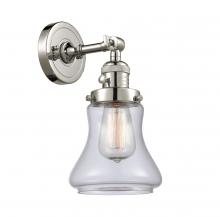  203SW-PN-G192 - Bellmont - 1 Light - 7 inch - Polished Nickel - Sconce