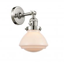  203SW-PN-G321 - Olean - 1 Light - 7 inch - Polished Nickel - Sconce