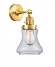  203SW-SG-G192 - Bellmont - 1 Light - 7 inch - Satin Gold - Sconce