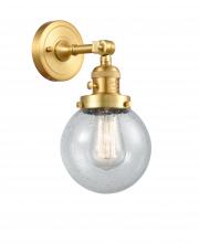  203SW-SG-G204-6 - Beacon - 1 Light - 6 inch - Satin Gold - Sconce