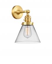  203SW-SG-G42 - Cone - 1 Light - 8 inch - Satin Gold - Sconce