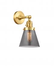  203SW-SG-G63 - Cone - 1 Light - 6 inch - Satin Gold - Sconce