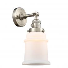  203SW-SN-G181 - Canton - 1 Light - 7 inch - Brushed Satin Nickel - Sconce