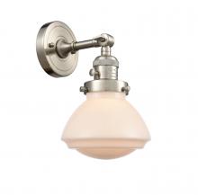  203SW-SN-G321 - Olean - 1 Light - 7 inch - Brushed Satin Nickel - Sconce