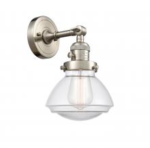  203SW-SN-G322 - Olean - 1 Light - 7 inch - Brushed Satin Nickel - Sconce