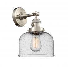  203SW-SN-G74 - Bell - 1 Light - 8 inch - Brushed Satin Nickel - Sconce