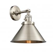  203SW-SN-M10-SN - Briarcliff - 1 Light - 10 inch - Brushed Satin Nickel - Sconce