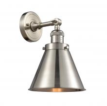  203SW-SN-M13-SN - Appalachian - 1 Light - 8 inch - Brushed Satin Nickel - Sconce