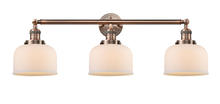  205-AC-G71 - Bell - 3 Light - 32 inch - Antique Copper - Bath Vanity Light