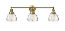  205-BB-G172 - Fulton - 3 Light - 30 inch - Brushed Brass - Bath Vanity Light