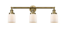  205-BB-G51 - Bell - 3 Light - 30 inch - Brushed Brass - Bath Vanity Light