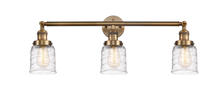  205-BB-G513 - Bell - 3 Light - 30 inch - Brushed Brass - Bath Vanity Light